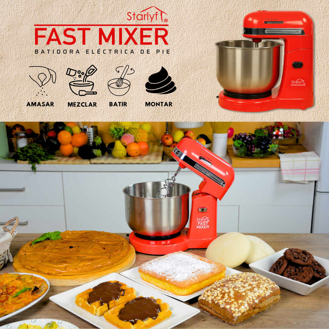 STARLYF FAST MIXER– Tu Cocina, Una Pastelería Profesional 🍰