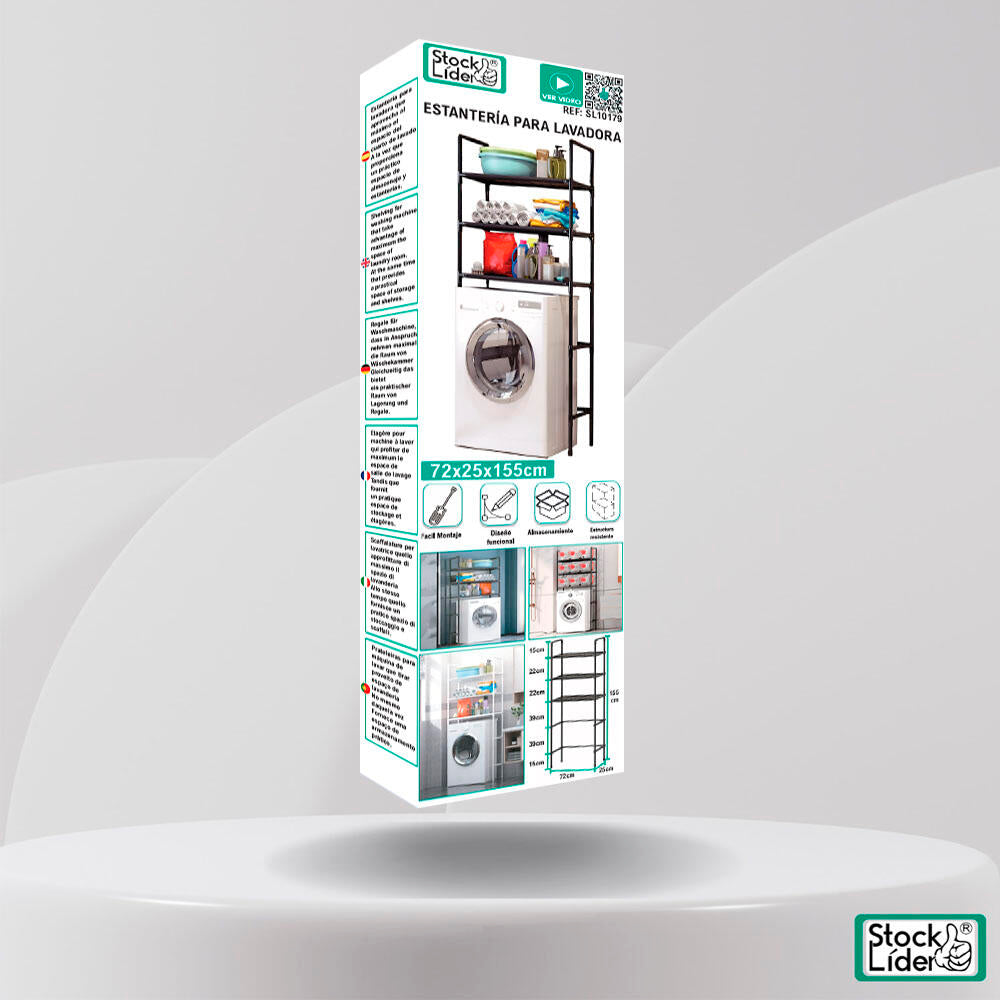 ✨ ShelfMax Laundry – Aprovecha Cada Centímetro con Estilo