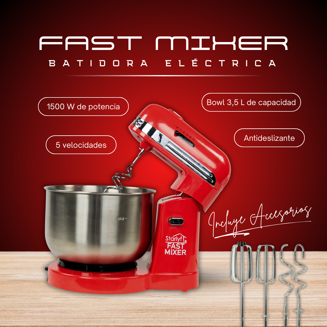STARLYF FAST MIXER– Tu Cocina, Una Pastelería Profesional 🍰