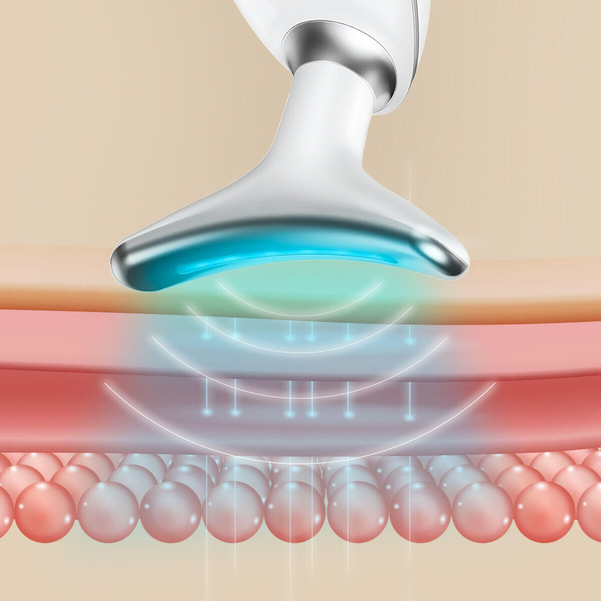 ✨💎 GlowPulse – Masajeador Reafirmante Profesional para Cara y Cuello 💎✨