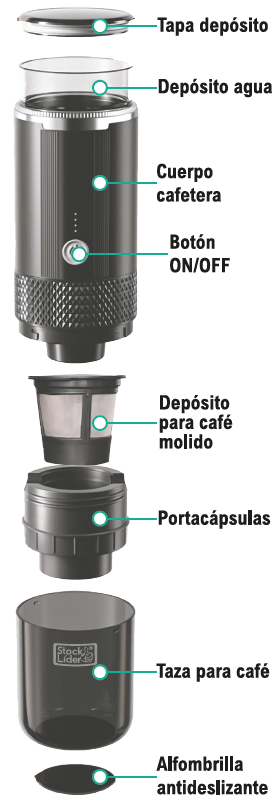 FreeFlow Coffee Maker – Café de Barista, Vayas Donde Vayas