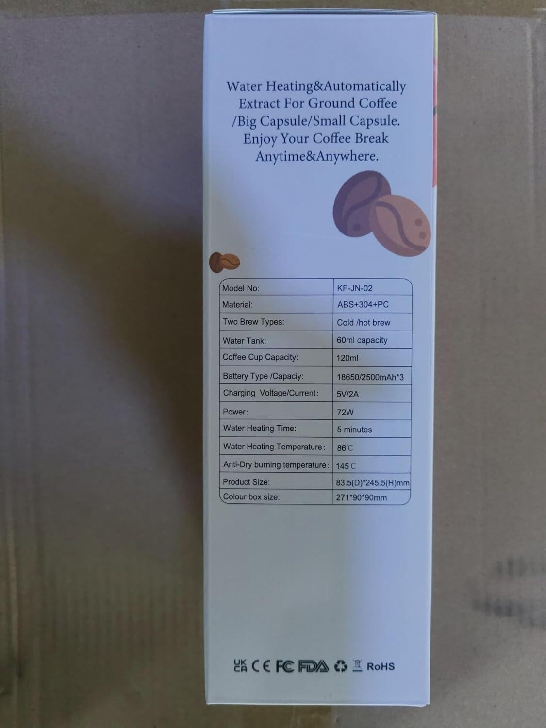 🚀 CoffeeNow Pro 3 en 1 – Espresso Instantáneo, Vida Imparable