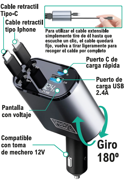 CARGA MAX PORTATIL