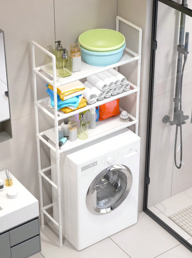 ✨ ShelfMax Laundry – Aprovecha Cada Centímetro con Estilo