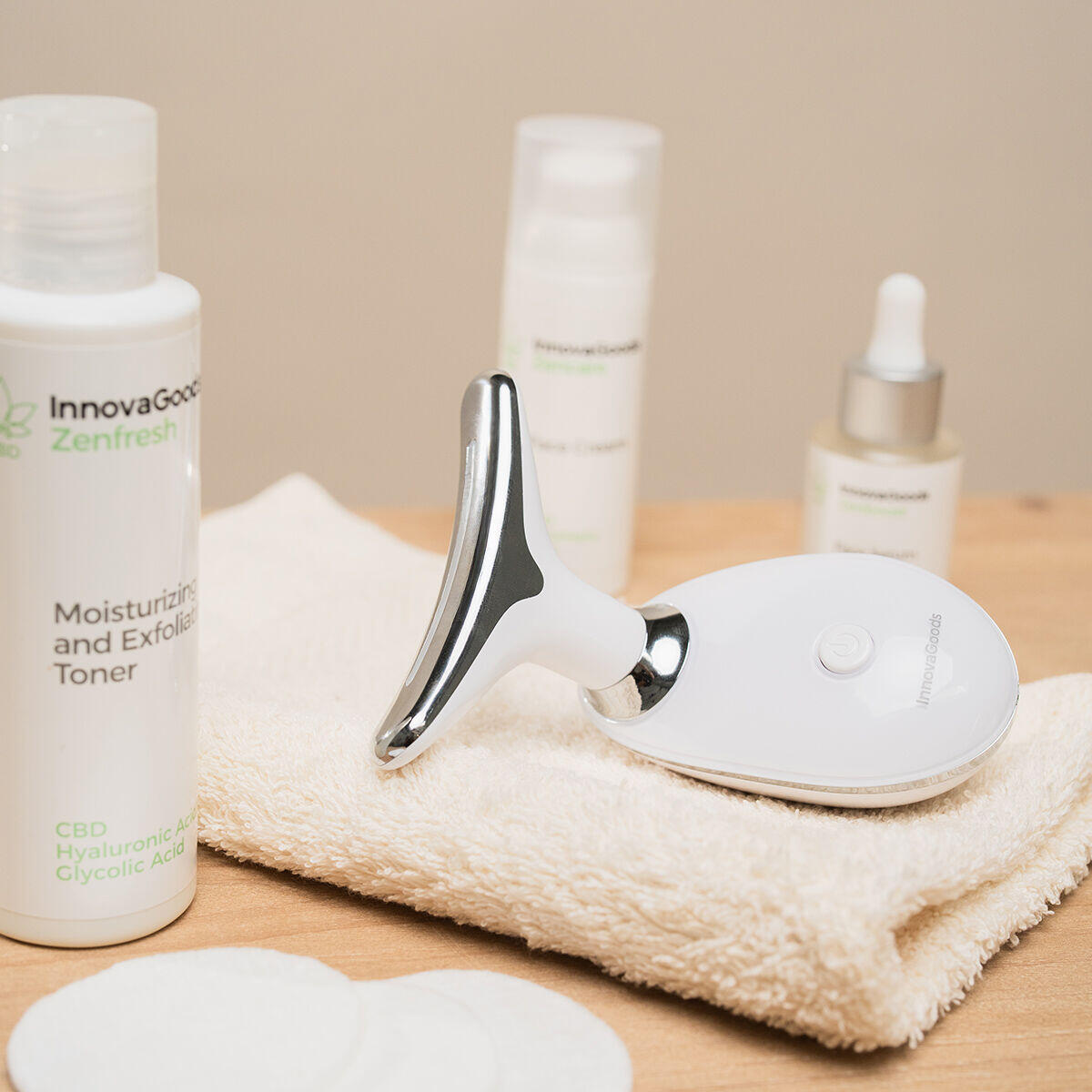 ✨💎 GlowPulse – Masajeador Reafirmante Profesional para Cara y Cuello 💎✨