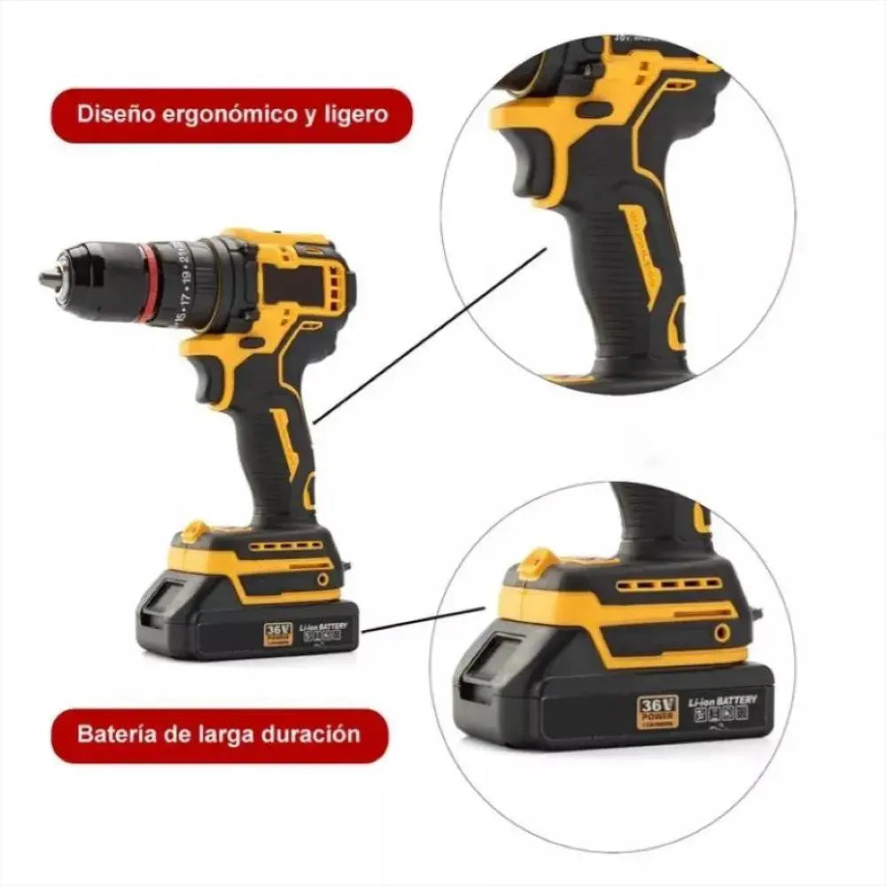 Taladro Pro completo – Vive la Experiencia de Trabajar como un Profesional