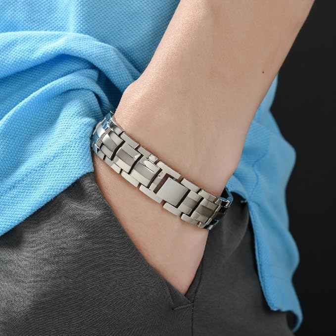Pulsera Magnética Balance Novan Titanium