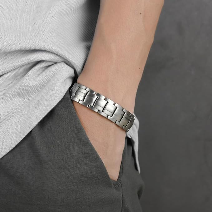 Pulsera Magnética Balance Novan Titanium